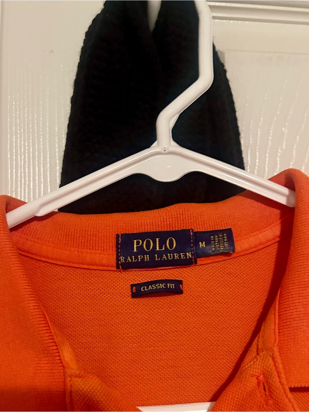 Women’s Polo by Ralph Lauren Orange  Classic Pique Polo Shirt - Picture 3 of 3
